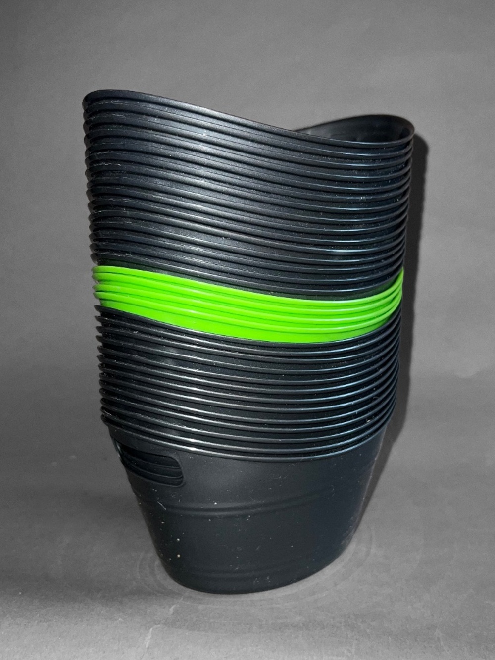 32 Gray & Green Mini Baskets